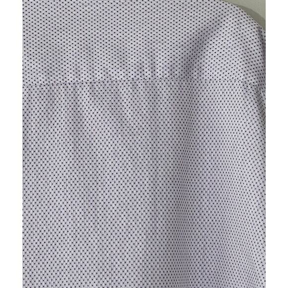 Stone Rose Shirt Men’s 7/XXXL Dress Button Front Flip Cuff Print Lavender Dot - Picture 5 of 7